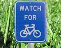 watch for cyclists